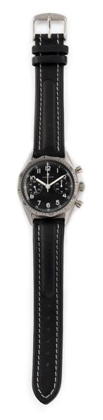 null JUGHANS "Flieger-Chronograph" ref. 27/3850 around 2000 Large pilot chronograph...