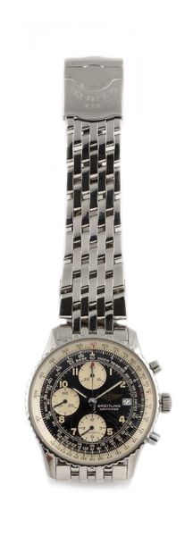 null BREITLING "Navitimer" ref. A13022 around 1995 Pilot chronograph in steel with...
