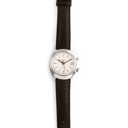null OMEGA Geneva "Chronostop" ref. 146.009 Steel sports watch with mechanical movement,...