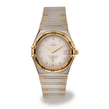 null OMEGA " Constellation Chronometer" ref. 368.1201 vers 1995 Elégante montre bracelet...