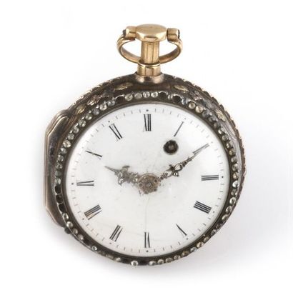 null Anonymous "Onion" WATCH, late 18th century. Round case, two bodies in yellow,...