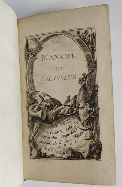 null GOURY DE CHAMPGRAND (Charles-Jean). Manuel du chasseur. À Paris, chez Saugrain...