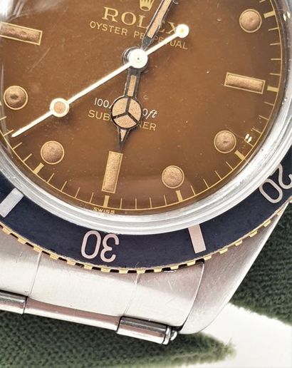 null ROLEX Submariner" James Bond" ref. 6536, vers 1959 Rare montre bracelet de plongée...