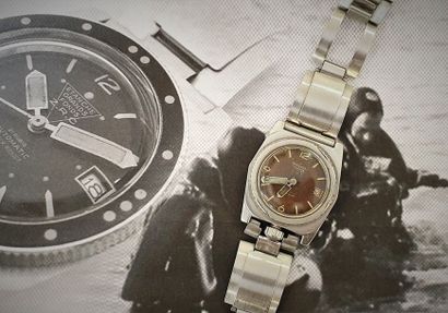 null ZRC Zuccolo et Rochet Company "Grands Fonds 300" vers 1965 Rare montre bracelet...
