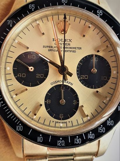  ROLEX " Cosmographe Daytona" ref.6265 vers 1978 Montre bracelet chronographe en...