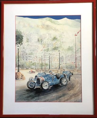 null Rob ROY( Robert le Proux de la rivière 1909 - 1992)

Grand Prix Monaco 1930

Estampe...