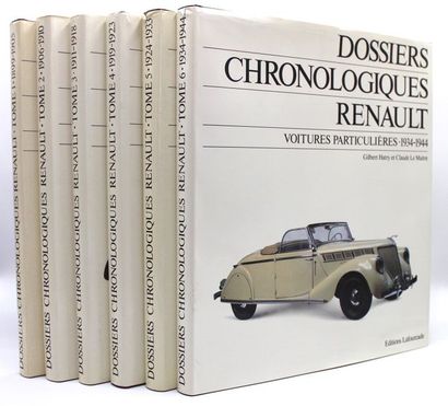 null Dossiers Chronologiques Renault de 1899 à 1944

Série complète des 6 ouvrages...