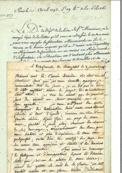 null ROLAND (Jeanne-Marie Philipon, madame). Lettre autographe signée au chimiste...