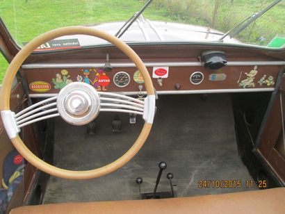 c1953 Numéro de série C2157

Rare et sympathique microcar

Carte grise française...