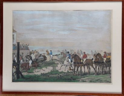 null Philibert-Louis DEBUCOURT – 1755-1832 d’après Carle VERNET LES COURSES Lithographie...