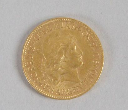 null Une pièce en or de 5 Pesos Argentins 1886 poids: 7,9 gr