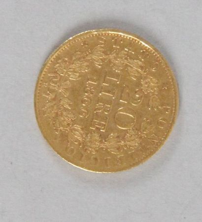 null Une pièce en or de 20 Lires Pontificale 1866 poids: 6,4 gr