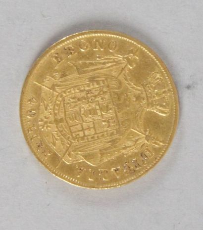 null Une pièce en or de 40 lires Italiennes de 1810 poids : 12,8 gr