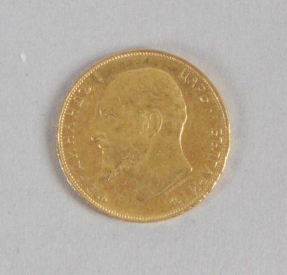 null Une pièce en or de 20 LEVA Bulgare - 22 cents 1908 poids: 6,5 gr