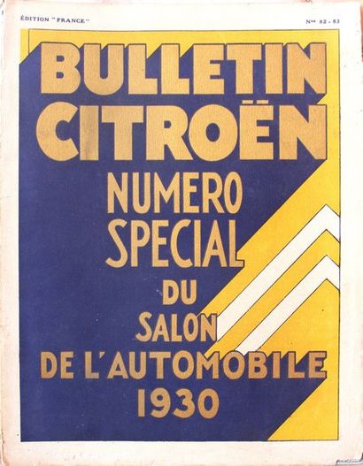 null "Bulletins Citroën" de Janvier 1930 à Décembre1931

Série complète de 13 exemplaires...