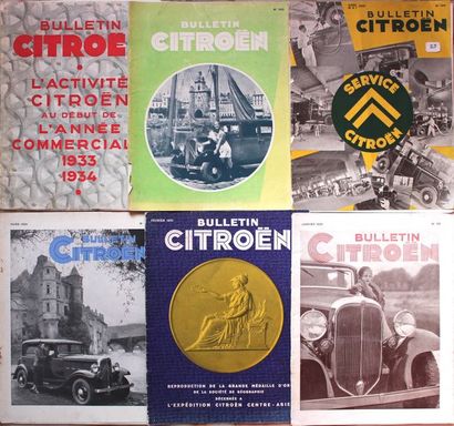 null "Bulletins Citroën"" de Janvier 1932 à Mai 1934


Série de 13 exemplaires des...