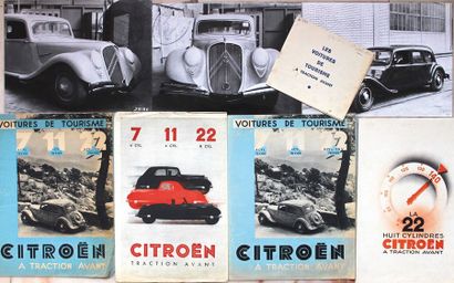 null Traction Avant 22 CV


Ensemble des trois catalogues Citroën vantant la Traction...