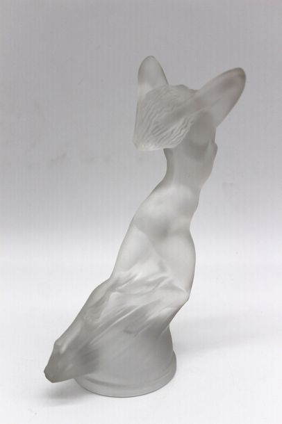 null Mascotte « Vitesse » de Lalique


Sujet en verre moulé pressé, satiné mat. Signé...