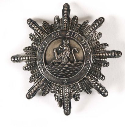 null EMPIRE FRANÇAIS ORDER OF THE UNION, instituted in 1807 Grand-cross plate Worked...