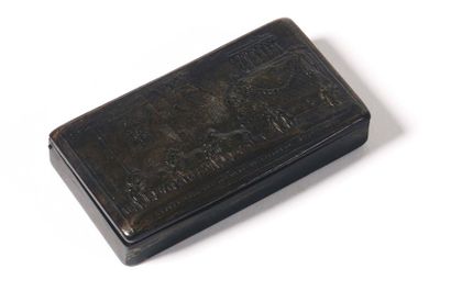 null "Translation of Napoleon's ashes December 15, 1840". Rectangular snuffbox made...
