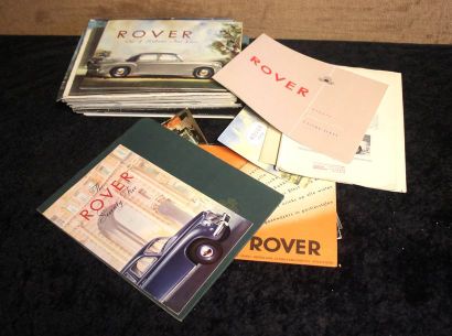 null Documentation Rover Lot de catalogues, dépliants et feuillets de la marque Automobile...