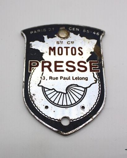 null Souvenir d'un Sidecariste - Rare badge professionnel de la Société des Moto...