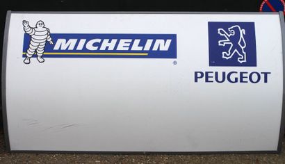 null Panneau Peugeot - Michelin Grand panneau avant la lettre pour facade de garage....