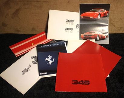 null Catalogues Ferrari Catalogues de la marque Ferrari: - 308 GTB/GTS, N°147/77...