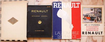 null Catalogue Général Renault 1921 - Catalogue Général Renault , de 1921-1923. Epais...
