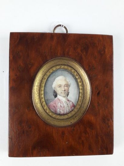 null Louis-Marie SICARD dit SICARDI (Ecole française, vers 1780) Portrait d'un homme...