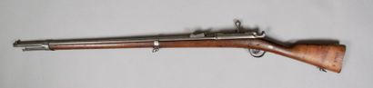 null Rifle CHASSEPOT model 1866. Round barrel, with thundering sides, with rise,...