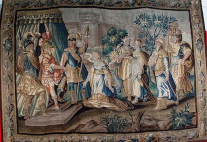  AUBUSSON FELLETIN " Jerusalem delivered: Armide before Godefroy de Bouillon". Tapestry...