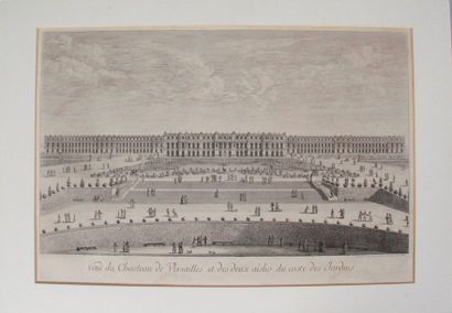 null Israël SILVESTRE (Nancy, 1621 - Paris, 1691) View of the Palace of Versailles...