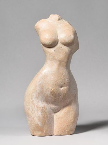 null VIVIANE AMBER (XXth) Venus Terracotta Signed on the back Height: 56 cm