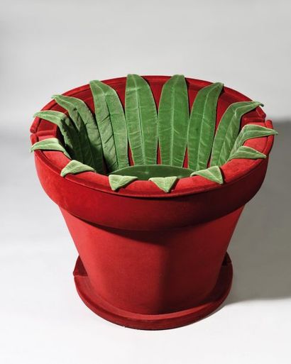 null HUBERT LE GALL (Né en 1961) « Sansevieria », création 1996 Paire de fauteuils...