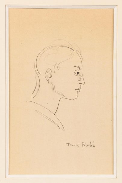 null 
FRANCIS PICABIA (1879-1953)


Portrait d’homme de profil


Dessin au crayon...