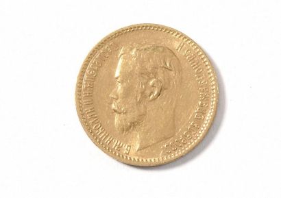 null 5 roubles Nicolas II

1900 ФЗ

AU 4,3 g. 

Ref : Fr. 180

Très fine



5 рублей...