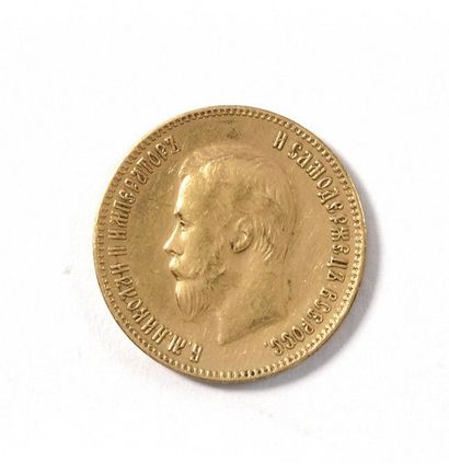 null 10 roubles Nicolas II (1894 – 1917)

1903, AU 8,55 g.

Ref : Bitkin 11, Fr....