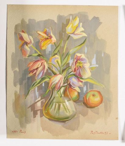 null PASTUKHOFF Boris (1894 - 1974)

Vase avec des fleurs

Aquarelle sur papier

Signé...