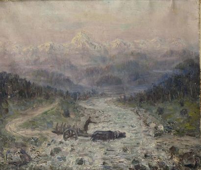 null DJOIRDJAZE Basile (1883-1952)

Paysage de montagnes

Huile sur toile

Signé...