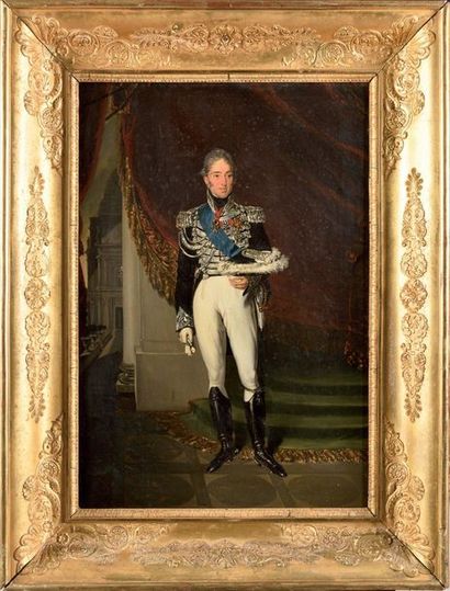 null Thomas LAWRENCE (Bristol 1769 - 1830), atelier de Portrait du roi Charles en...