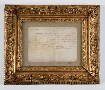 null CHAMBERWOMAN OF MRS. SOPHIE " I, the undersigned Claire Legras, wife of Sieur...