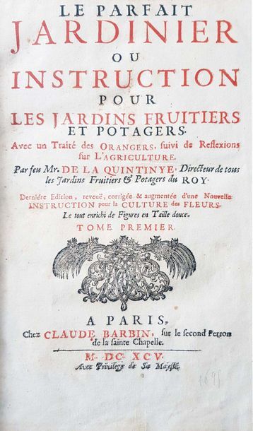 null Instruction pour les Jardins Fruitiers et Potagers, Avec un Traité des Orangers,...