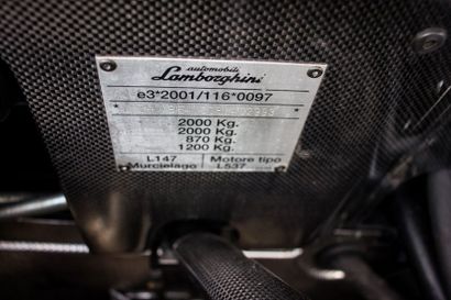 2008 LAMBORGHINI Murcielago LP640-4 Roadster Numéro de série ZHBE47S08LA02993

Livrée...