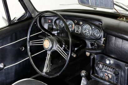 1968 MG B Roadster hâssis n° GHN4U/ 14 1651 G 
Moteur 1800 
Capote neuve - Attestation...