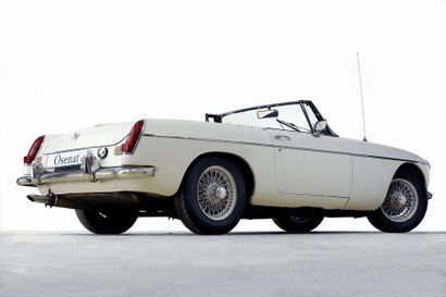 1968 MG B Roadster hâssis n° GHN4U/ 14 1651 G

Moteur 1800

Capote neuve - Attestation...