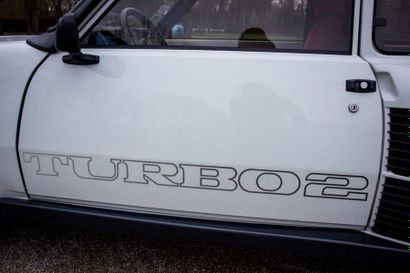 1983 RENAULT 5 Turbo 2 Numéro de série VF1822000D0000341

Très bel état d’origine...