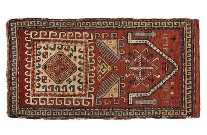null Rare and original Bergamo (Central Anatolia, Turkey) Prayer rug, travel rug,...