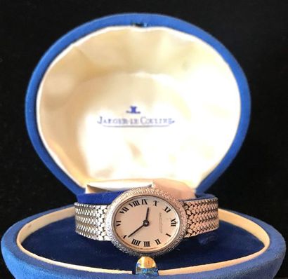 null JAEGER LE COULTRE Ladies' watch in 18k white gold (750 thousandths) 18k gold...