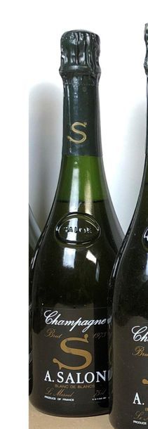 null 1 bouteille CHAMPAGNE SALON 1973 Cuvée "S" (niveau : 4cm, ancienne très légère...